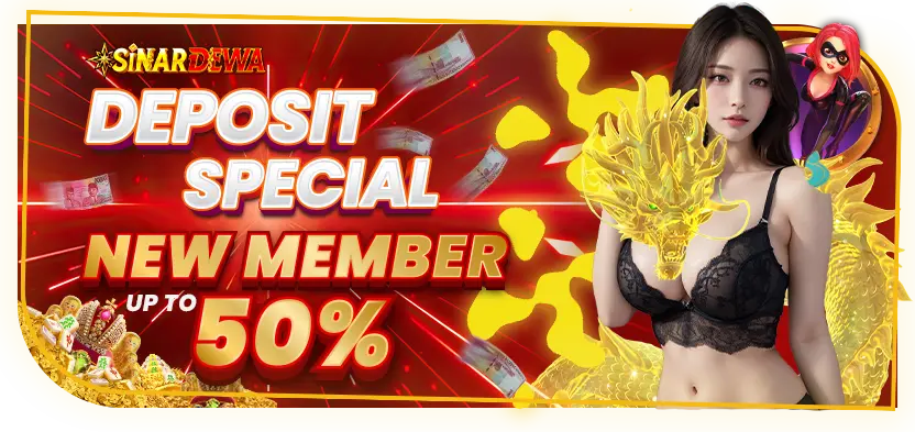 BONUS NEW MEMBER 50%